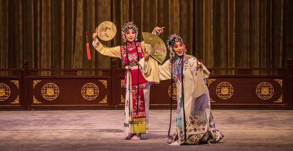 Beijing China Junho 2019 Salão Ópera Tradicional Chinesa Pequim — Fotografia de Stock