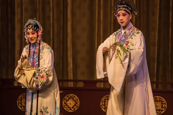 Pekin Chiny Czerwca 2019 Tradycyjna Chińska Opera Show Pekinie — Zdjęcie stockowe