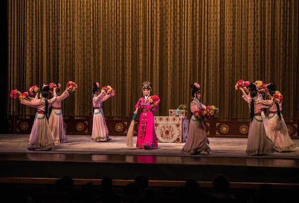 Pekin Chiny Czerwca 2019 Tradycyjna Chińska Opera Show Pekinie — Zdjęcie stockowe