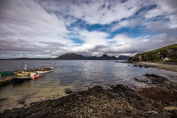 Prachtige Schilderachtige Landschap Van Schotland Natuur Met Prachtige Avond Bewolkte — Stockfoto