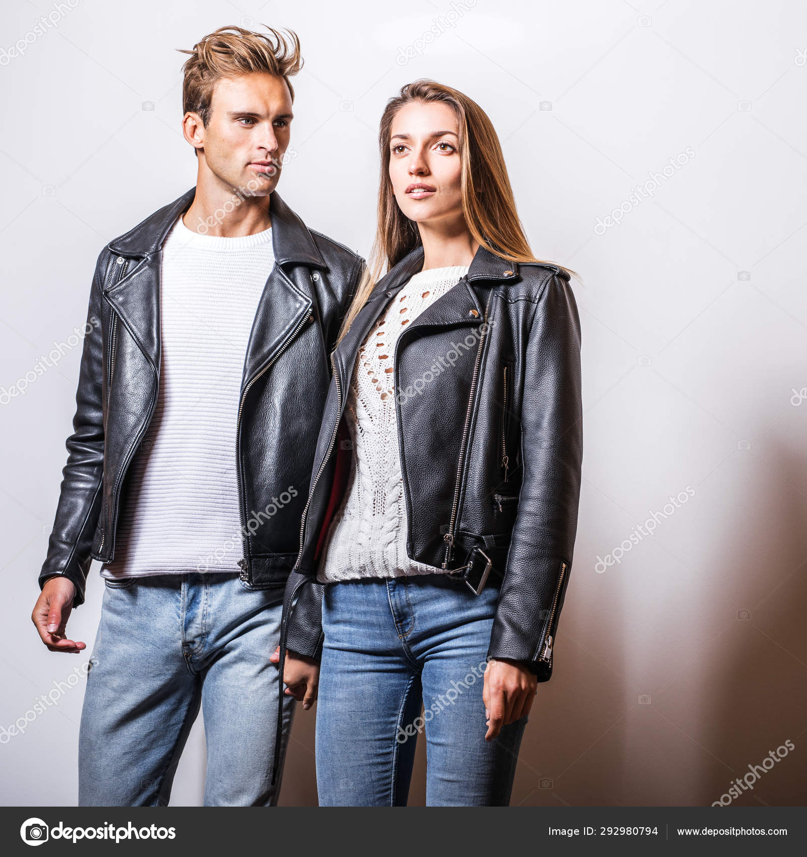 Leather Jackets Denim Couple Jacket Denimot Couple Matching Washed