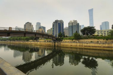 Pekin, Çin - 03 Haziran: Pekin yakın çekim modern mimarisi.