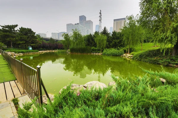 中国传统城市花园公园 — 图库照片