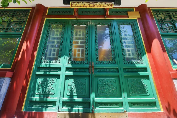 Pequim Elementos Arquitetura Tradicionais Close — Fotografia de Stock