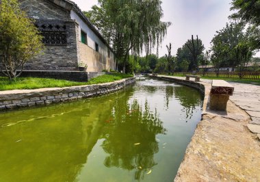 Geleneksel Çin şehri Bahçe Parkı.