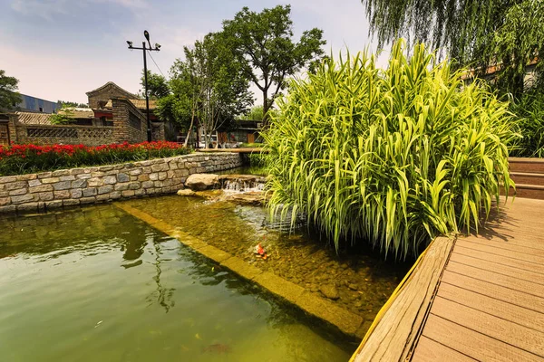 Traditioneller Chinesischer Stadtgarten — Stockfoto