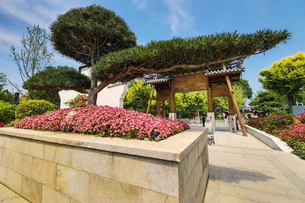 Parque Jardim Tradicional Chinês Cidade — Fotografia de Stock