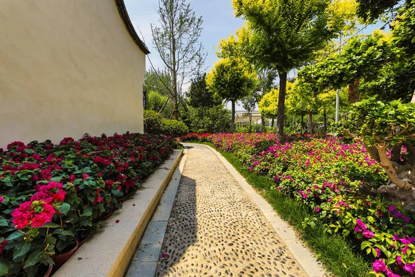 Geleneksel Çin şehri Bahçe Parkı.