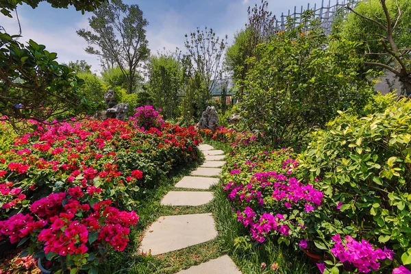 Traditional Chinese City Garden Park — Stock Photo, Image