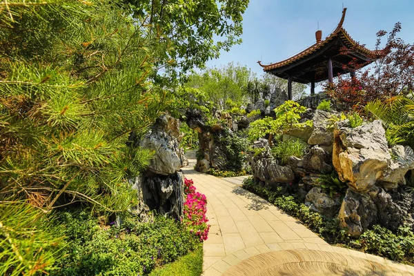 Parque Jardim Tradicional Chinês Cidade — Fotografia de Stock