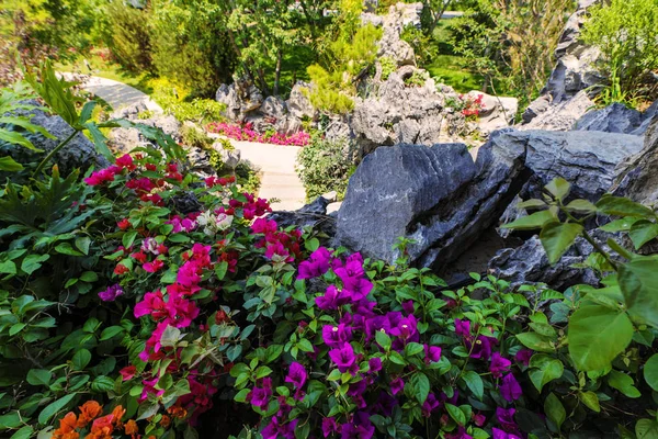 Geleneksel Çin Şehri Bahçe Parkı — Stok fotoğraf