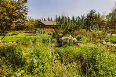 Geleneksel Çin şehri Bahçe Parkı.