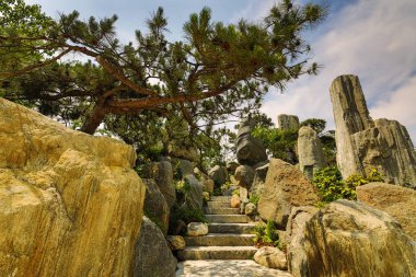 Geleneksel Çin şehri Bahçe Parkı.