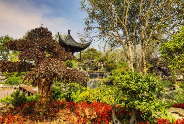 Geleneksel Çin şehri Bahçe Parkı.