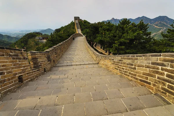 Vista Montanha Grande Muralha China — Fotografia de Stock