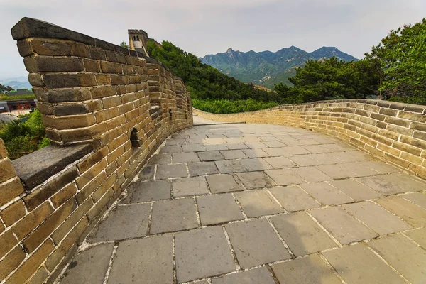 Vista Montanha Grande Muralha China — Fotografia de Stock