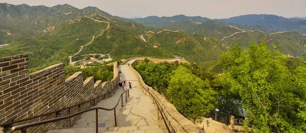 Vista Montaña Desde Gran Muralla China —  Fotos de Stock