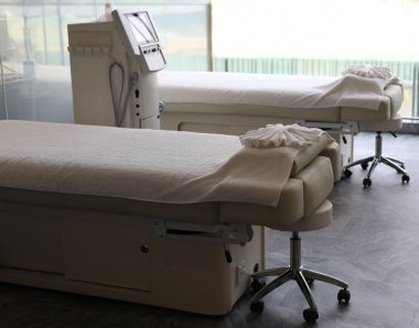 Modern Spa ekipmanları ve sağlık teşhisi.
