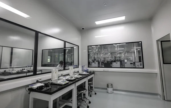 中国北京 2019年6月3日 药物制造实验室设备 — 图库照片
