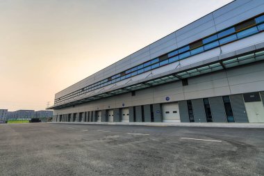 Pekin, Hina - 03 Haziran: Pekin endüstriyel binaların modern mimarisi.