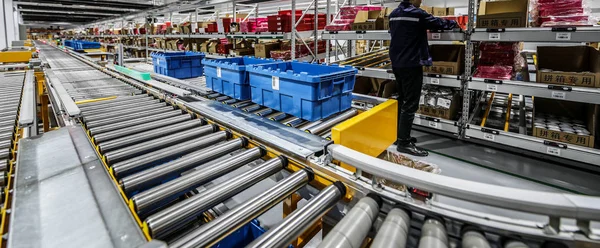 Beijing China June 2019 Modern Automation Warehouse Production China — Stock Photo, Image