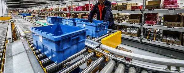 Beijing China June 2019 Modern Automation Warehouse Production China — Stock Photo, Image