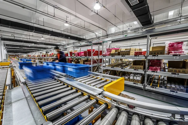 Beijing China June 2019 Modern Automation Warehouse Production China — Stock Photo, Image