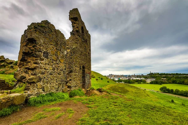 Skottland Storbritannien Maj 2019 Forntida Skotska Medeltida Byggnader Och Vackert — Stockfoto