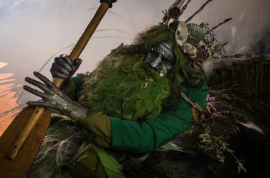 Poseidon 'un muhteşem görüntüsü. Güzel Sanatlar Masalı Fotoğrafçılığı.