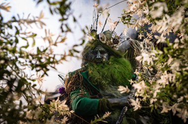Poseidon 'un muhteşem görüntüsü. Güzel Sanatlar Masalı Fotoğrafçılığı.