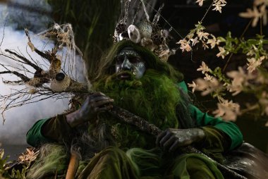 Poseidon 'un muhteşem görüntüsü. Güzel Sanatlar Masalı Fotoğrafçılığı.