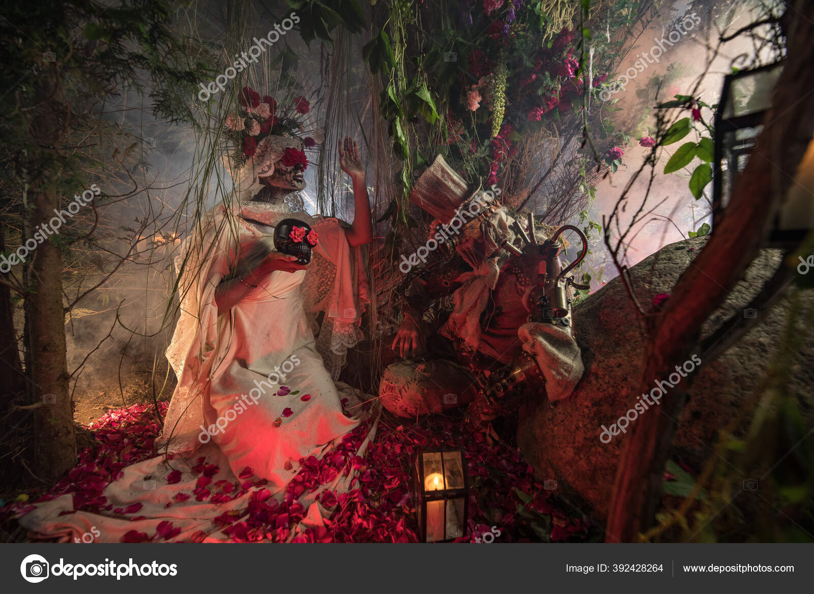 Penataan Santa Muerte Kematian Kudus Kultus Keagamaan Modern Foto Dongeng Gambar Konsep Stok Foto C Innervision 392428264