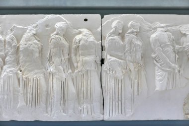 Yeni Akropolis Müzesi'nin iç kısmı, Atina, Yunanistan