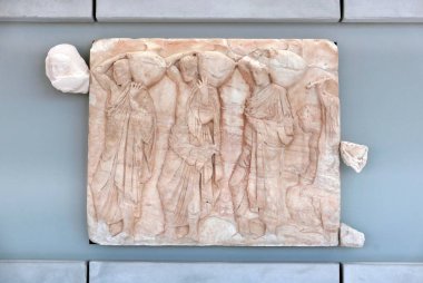 Yeni Akropolis Müzesi'nin iç kısmı, Atina, Yunanistan