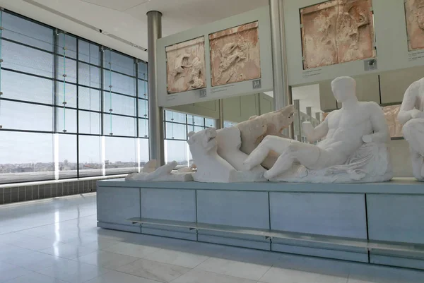 Interior of the New Acropolis Museum, Athens, Greece — Stock Photo, Image