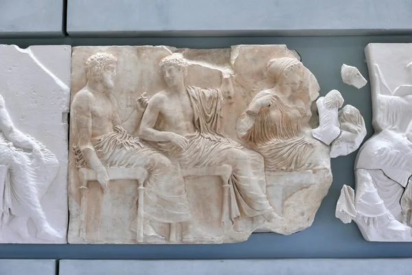 Wnętrze nowego Muzeum Akropolu, Ateny, Grecja — Zdjęcie stockowe