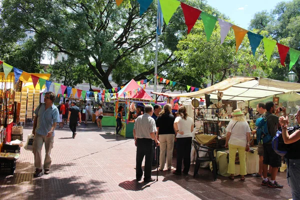 Μπουένος Άιρες Αργεντινή 2018 Feria San Pedro Telmo San Telmo — Φωτογραφία Αρχείου