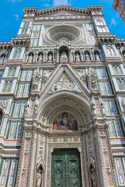 Подробности Флоренции Церкви Италии Известной Duome Fira — стоковое фото
