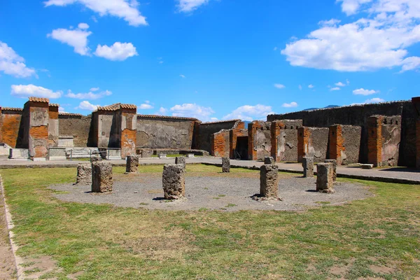 Ruines Pompéi Après Avoir Été Enterré Par Volcan 79Ad Italie — Photo