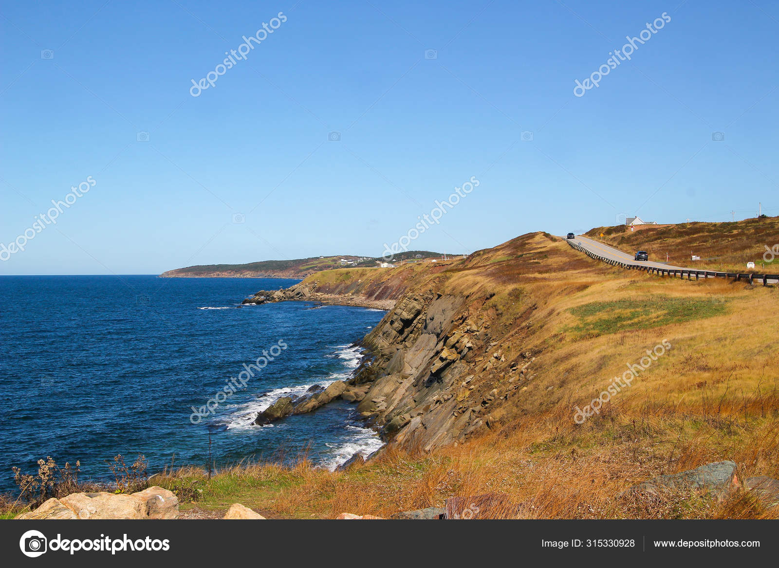 Near Inverness Cape Breton, Nova Scotia scenery along the Cabot Stock Photo by ©gvictoria 315330928