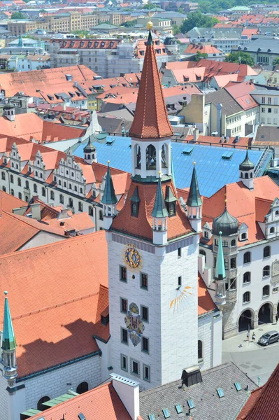 Vue Sur Vieux Munich Par Une Belle Journée Été — Photo