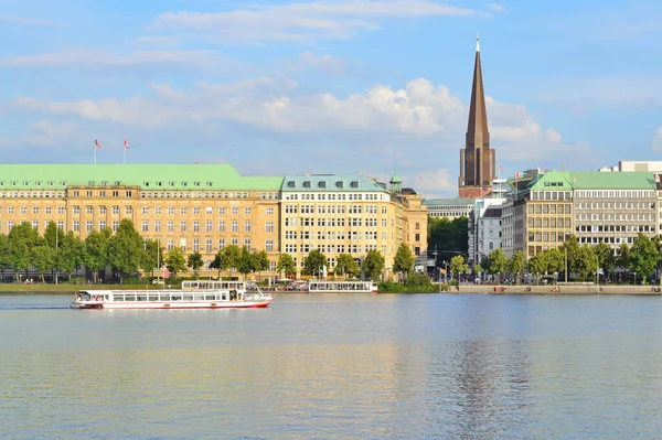 Alstermeer Hamburg — Stockfoto