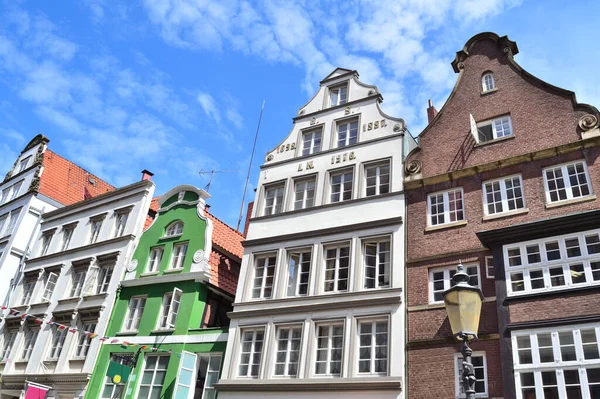 汉堡美丽的古老建筑 — 图库照片