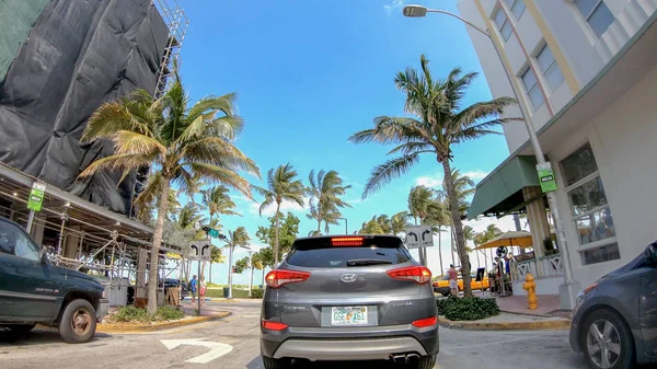 Miami Beach April 2018 City Streets Sunny Day Miami Attracts — Stock Photo, Image