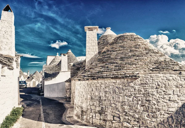 Alberobello Trulli Case Classiche — Foto Stock