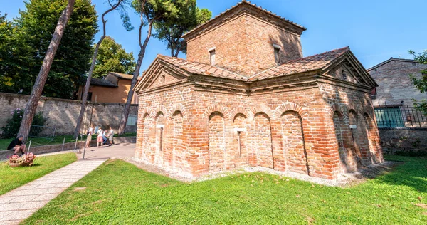 Antigua Galla Placidia Mausoleo Ravenna Italia — Foto de Stock