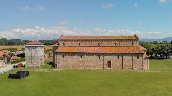 Vue Aérienne Basilique San Piero Pise Toscane — Photo