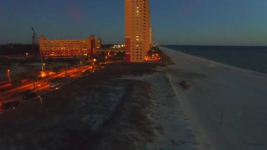 Daytona Beach havadan panoramik görünümü, Florida