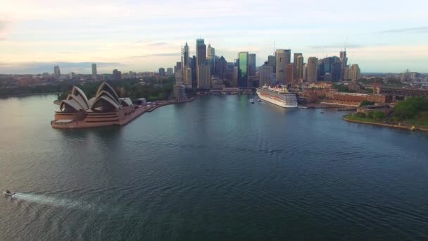 Sydney Cidade Porto Austrália Vídeo — Vídeo de Stock