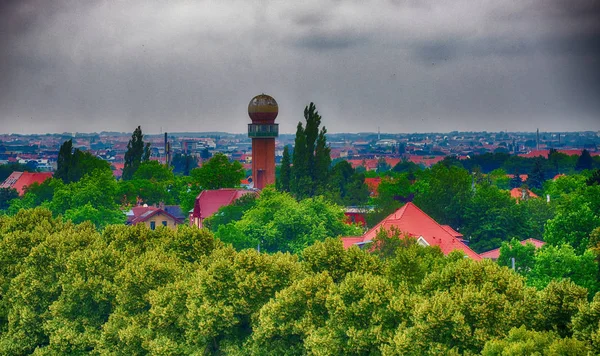 Leipzig Almanya Nın Havadan Görünümü — Stok fotoğraf